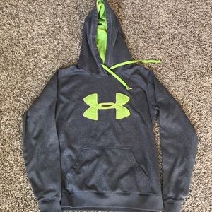 Green under armor hoodie